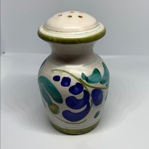 HH Italy ceramic salt shaker.